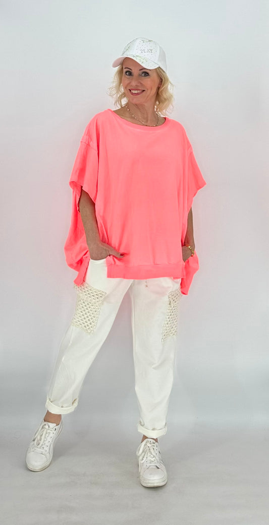 Esvivid T-Shirt neonapricot