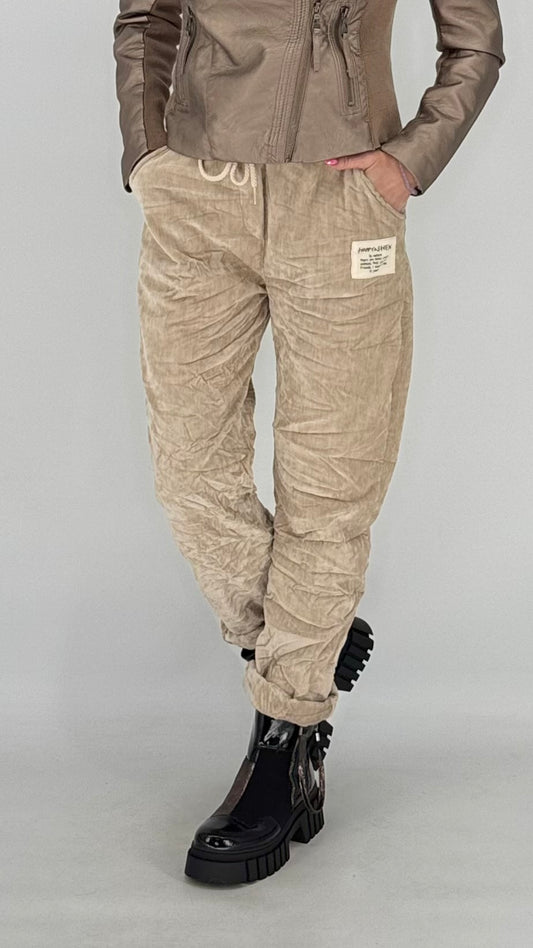 Jogpants Feincord/Velours