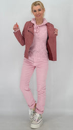 Jeans, Jewelly in Rosa, Weiss, Beige - By Elena FashionBy Elena Fashion