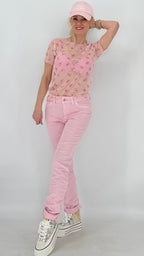 Jeans, Jewelly in Rosa, Weiss, Beige - By Elena FashionBy Elena Fashion