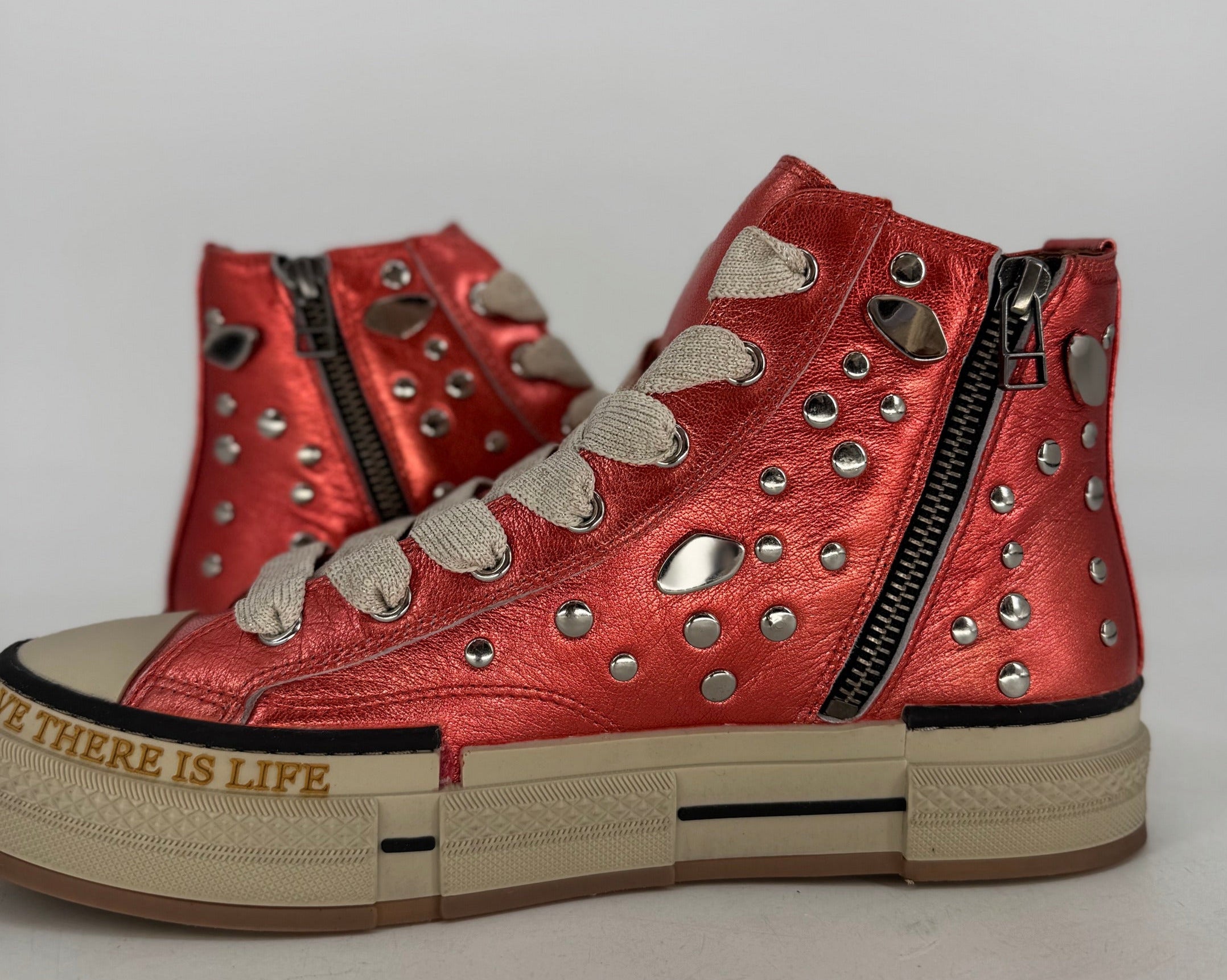 Sneaker Rebecca White YZ51-2B Metal Koralle