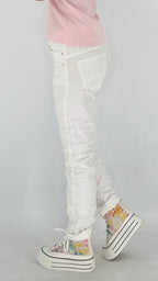 Jeans, Jewelly in Rosa, Weiss, Beige - By Elena FashionBy Elena Fashion