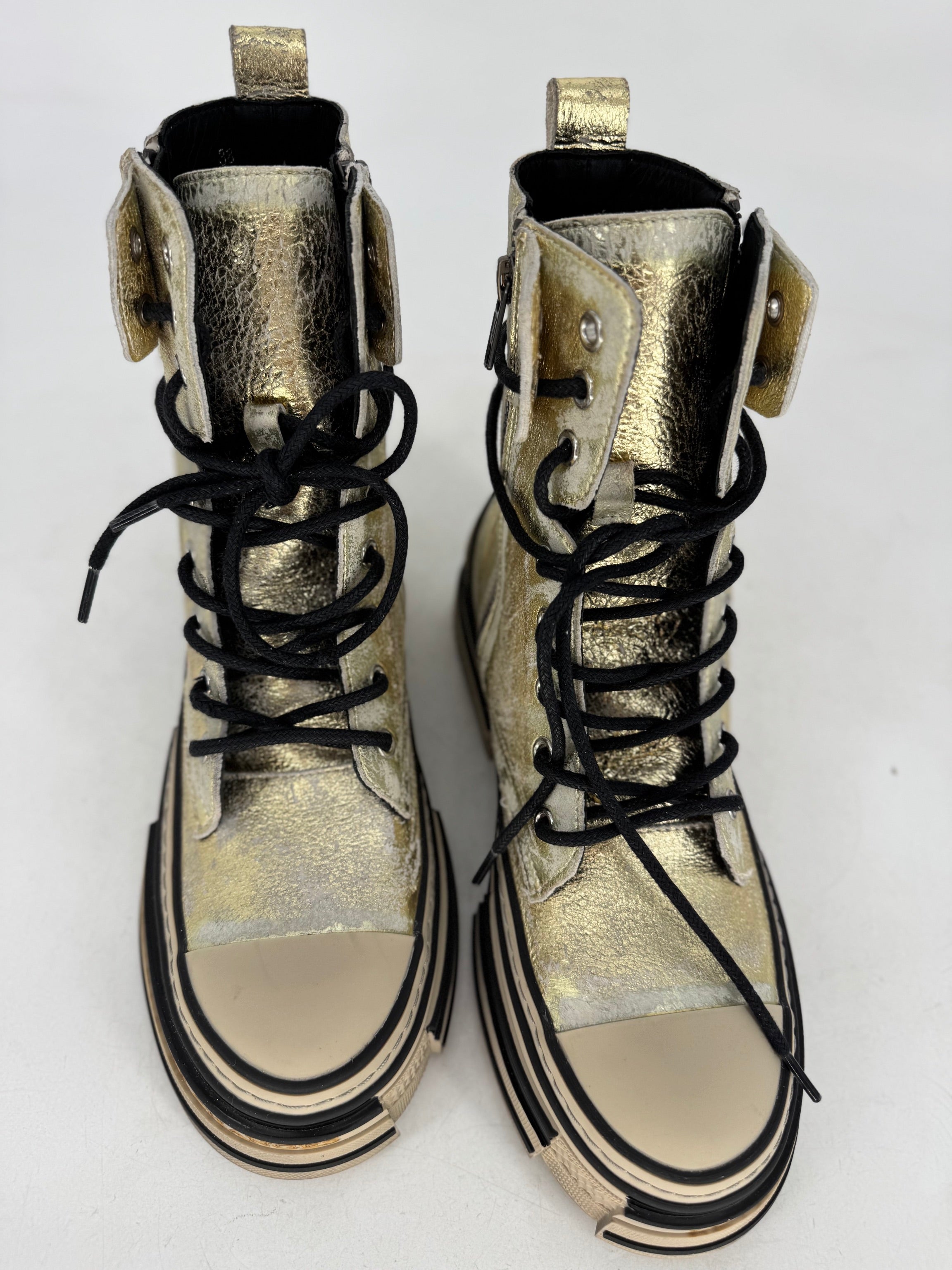 Sneaker Rebecca White YZ22-2 Gold