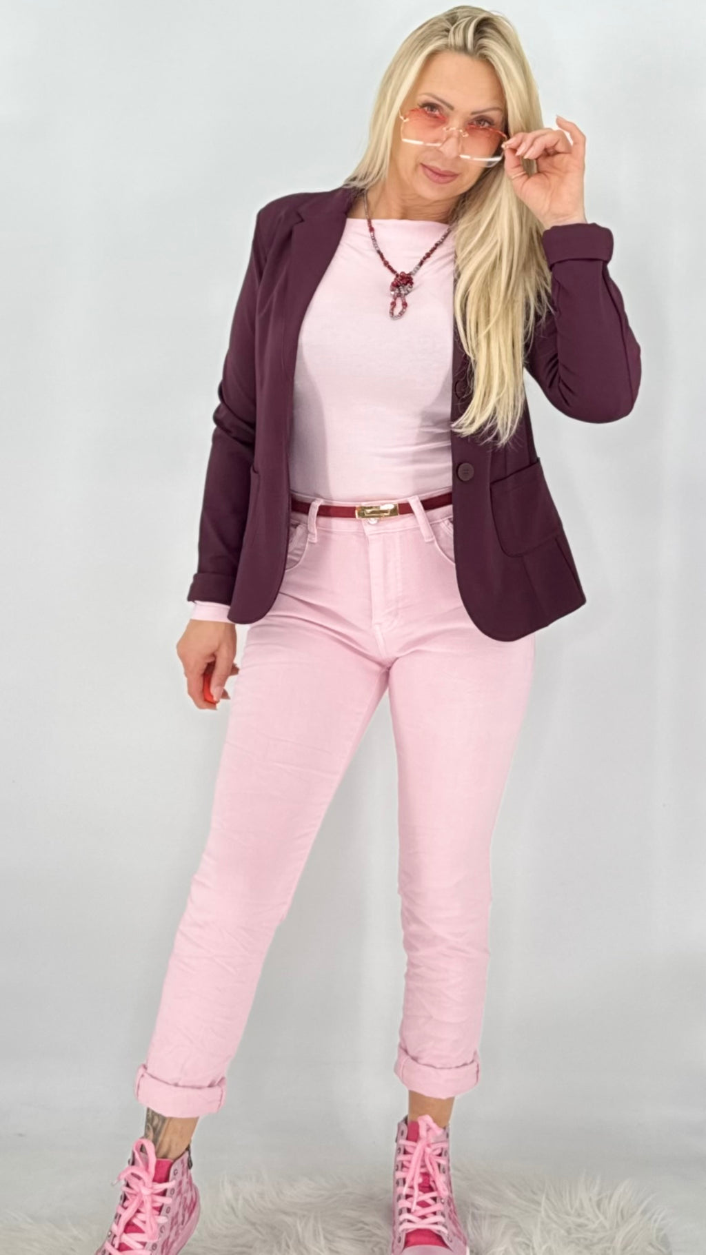 ESViViD Blazer in bordeaux