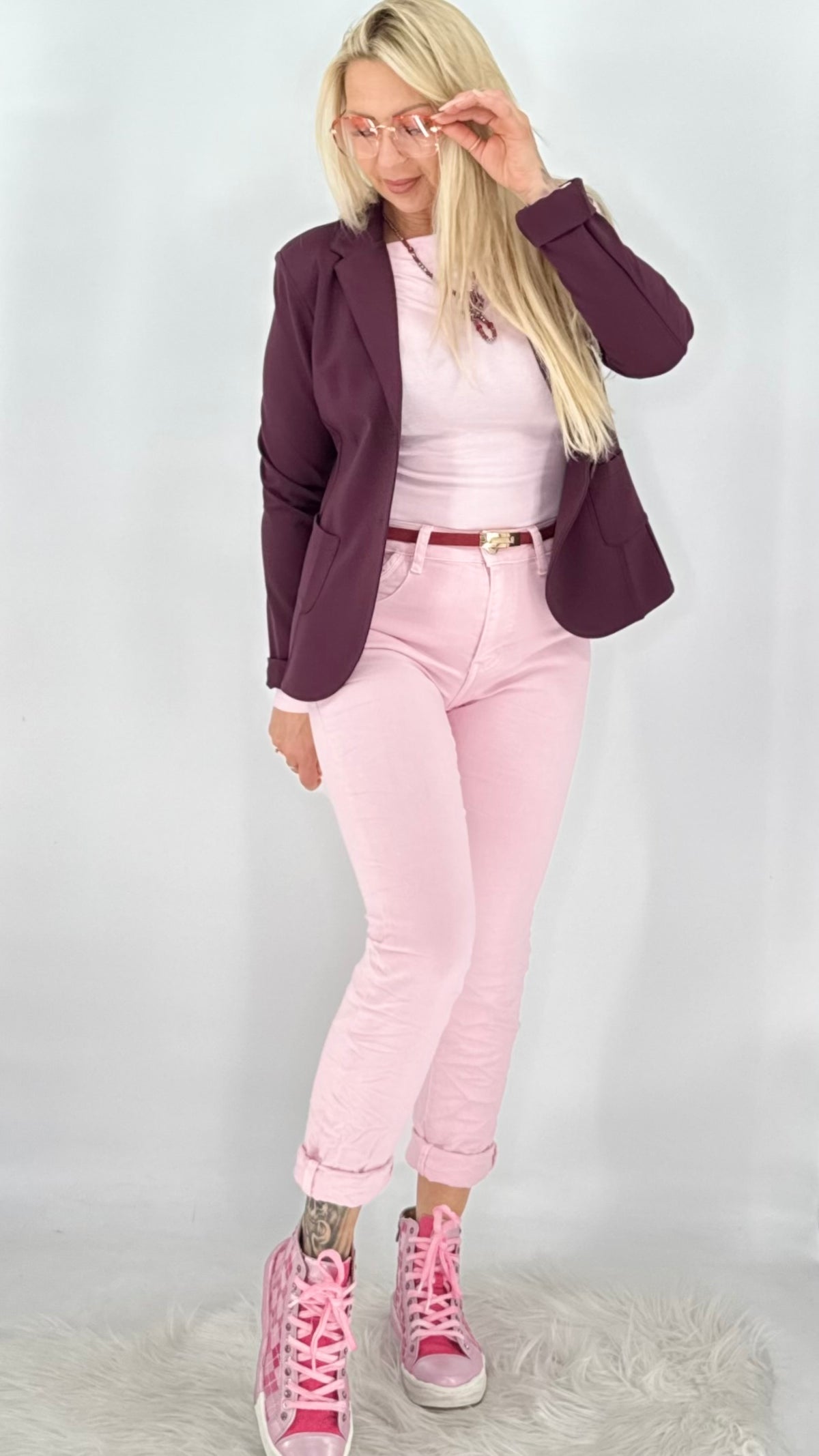ESViViD Blazer in bordeaux