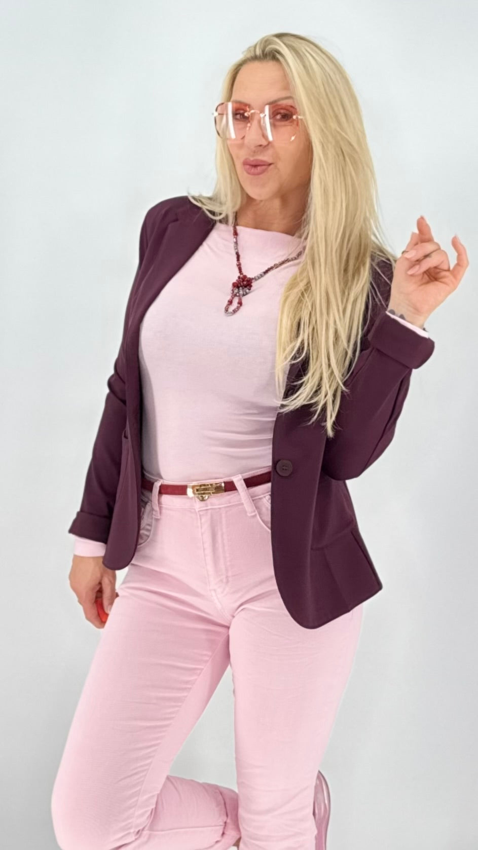 ESViViD Blazer in bordeaux