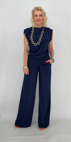 Hose "Classy" dunkelblau