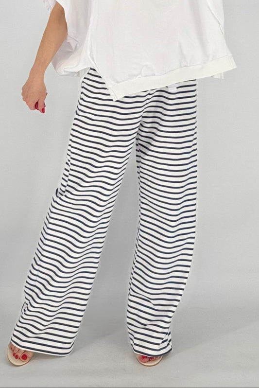 ESViViD Striped Soft Hose in blau/weiß