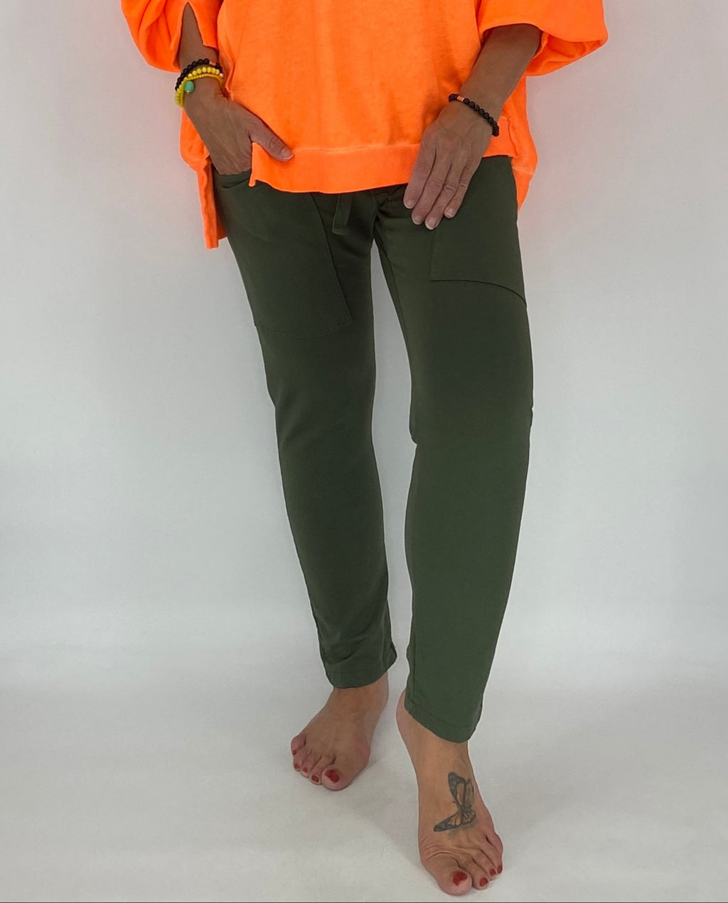 Jogpants Hose, grün