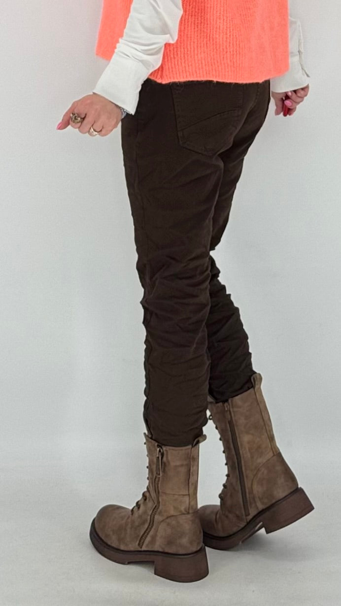 Jeans, Jewelly braun