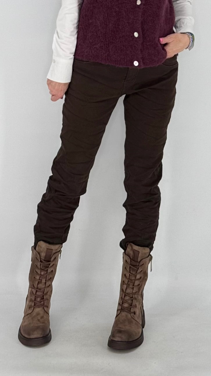 Jeans, Jewelly braun