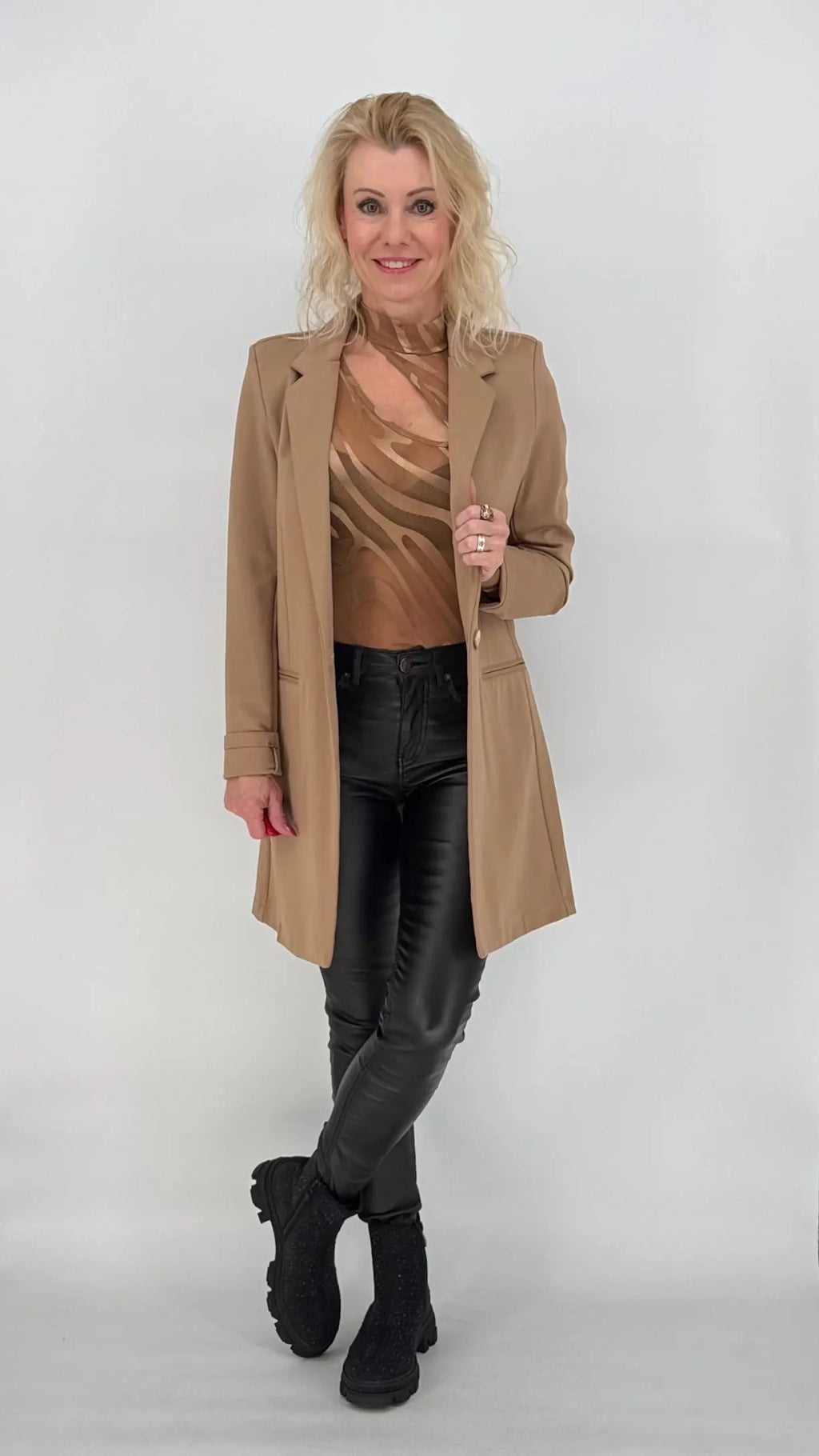 Transparentes netzoberteil body beige - By Elena FashionBy Elena Fashion