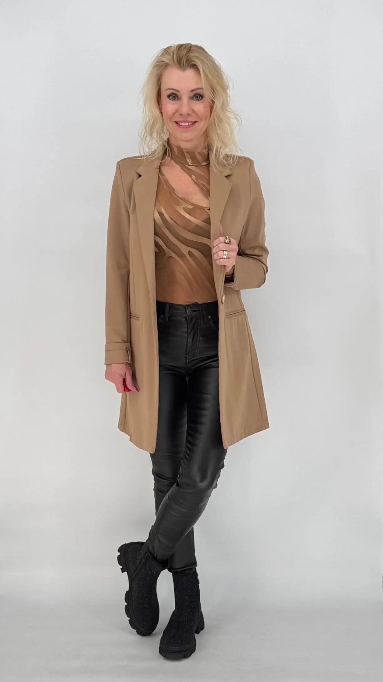 Transparentes netzoberteil body beige - By Elena FashionBy Elena Fashion