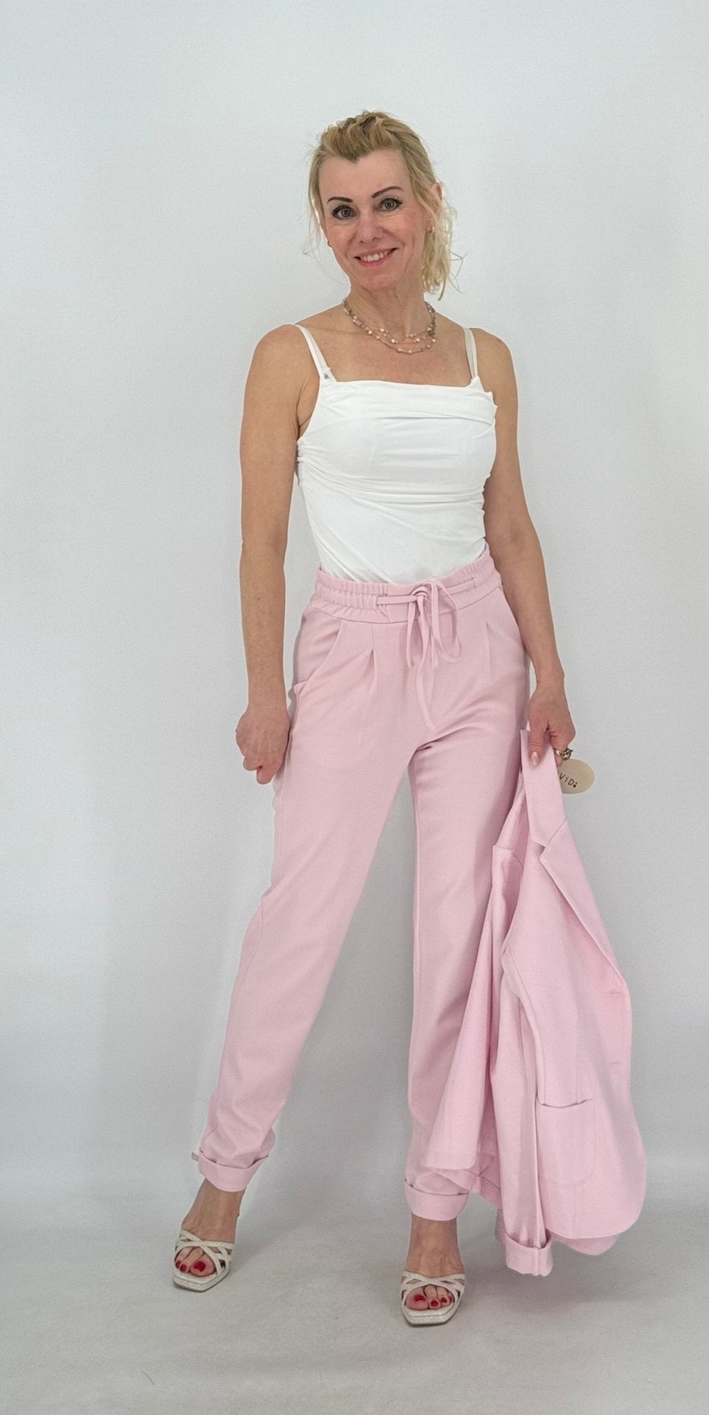 ESViViD Hose rosa mit Umschlag - By Elena FashionBy Elena Fashion