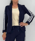 ESViViD Blazer mit seitlichen Streifen, dunkelblau