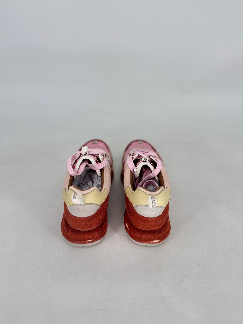 Sneaker Rebecca White, in Rosa mit Pailetten - By Elena FashionBy Elena Fashion