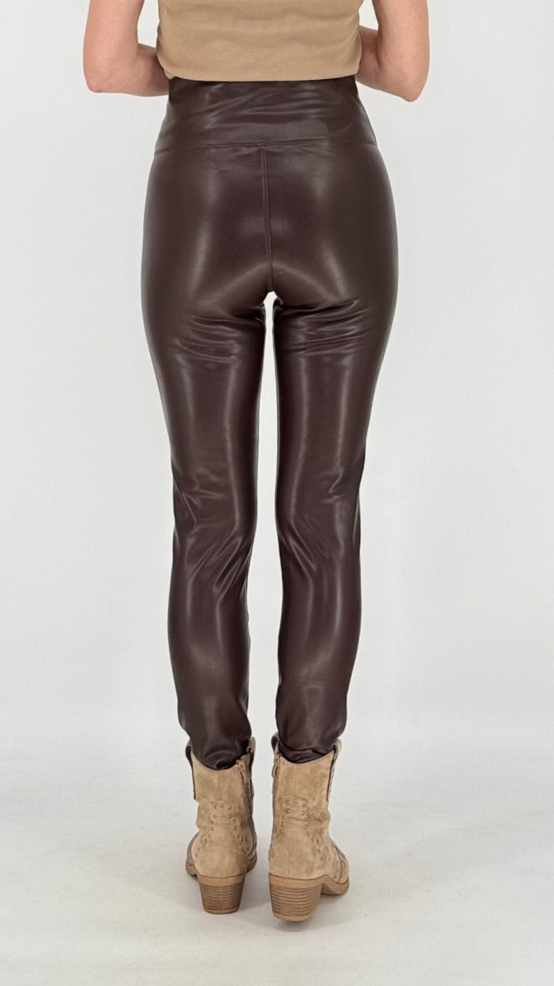 Leggings, beige, braun, schwarz