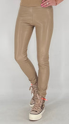 Leggings, beige, braun, schwarz