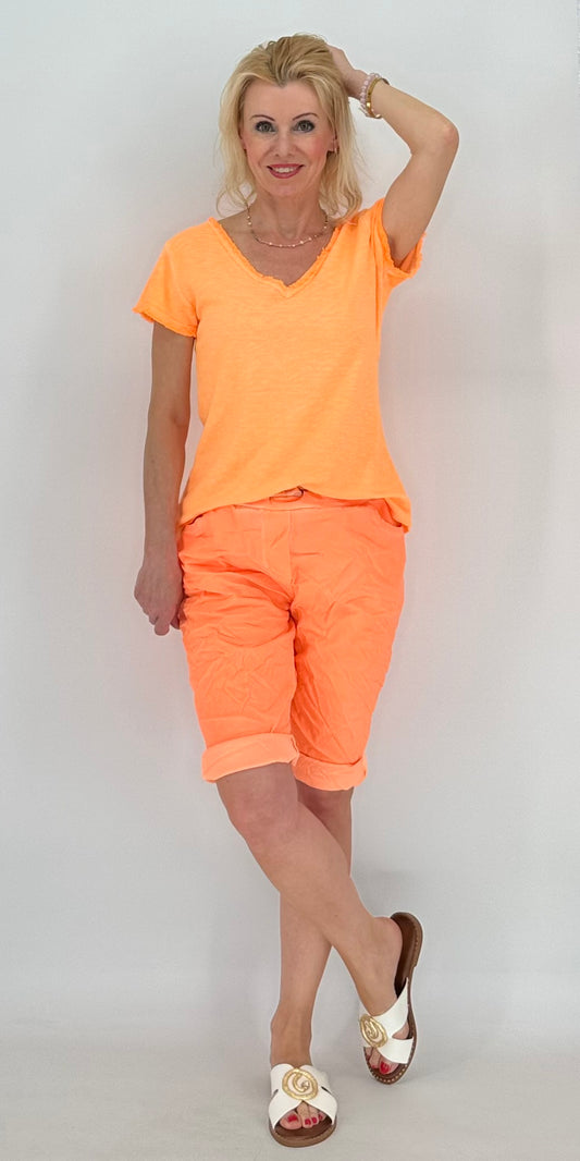 T-Shirt 100% Cotton, orange