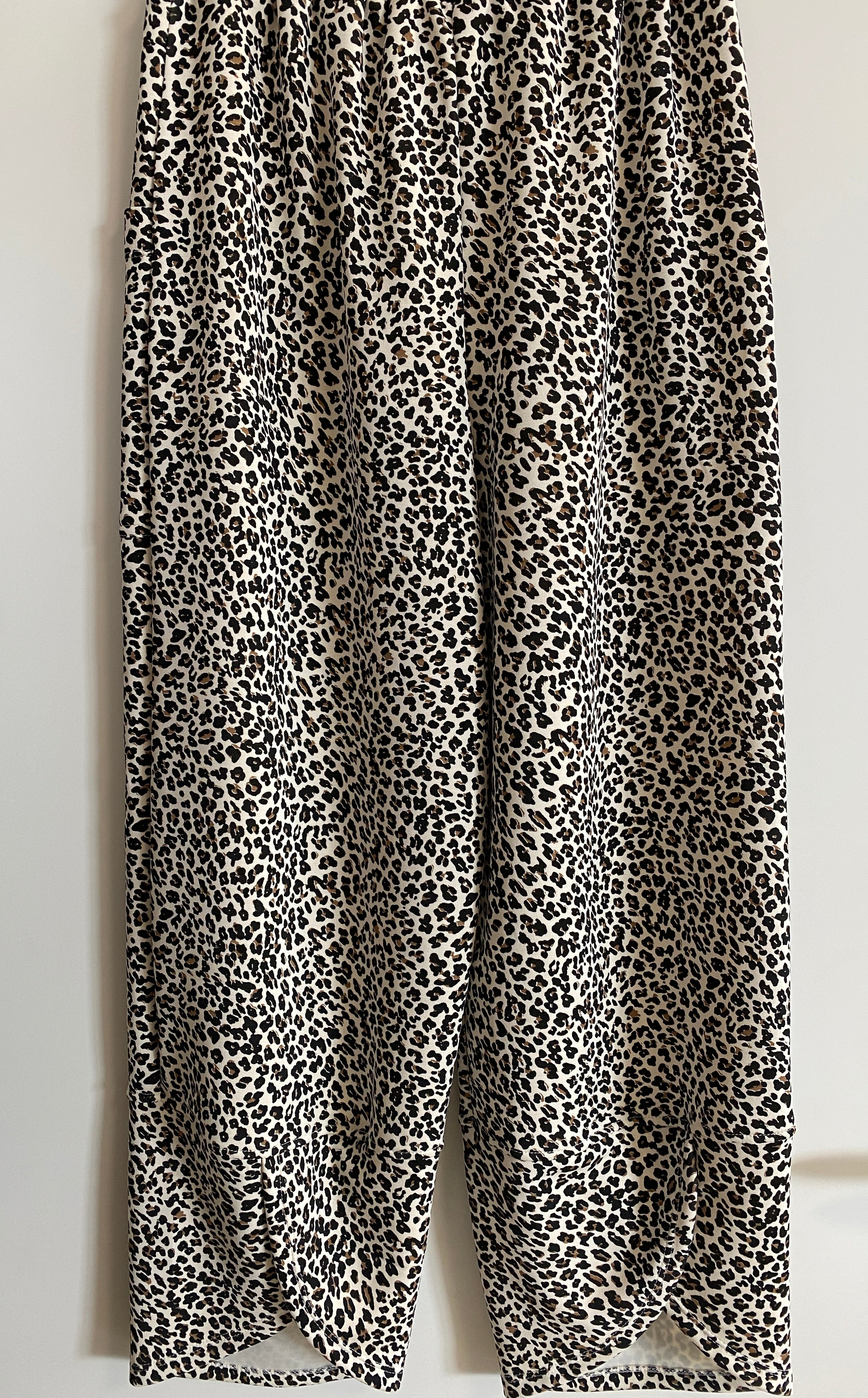 Leo Hose "Stil", weiß/schwarz