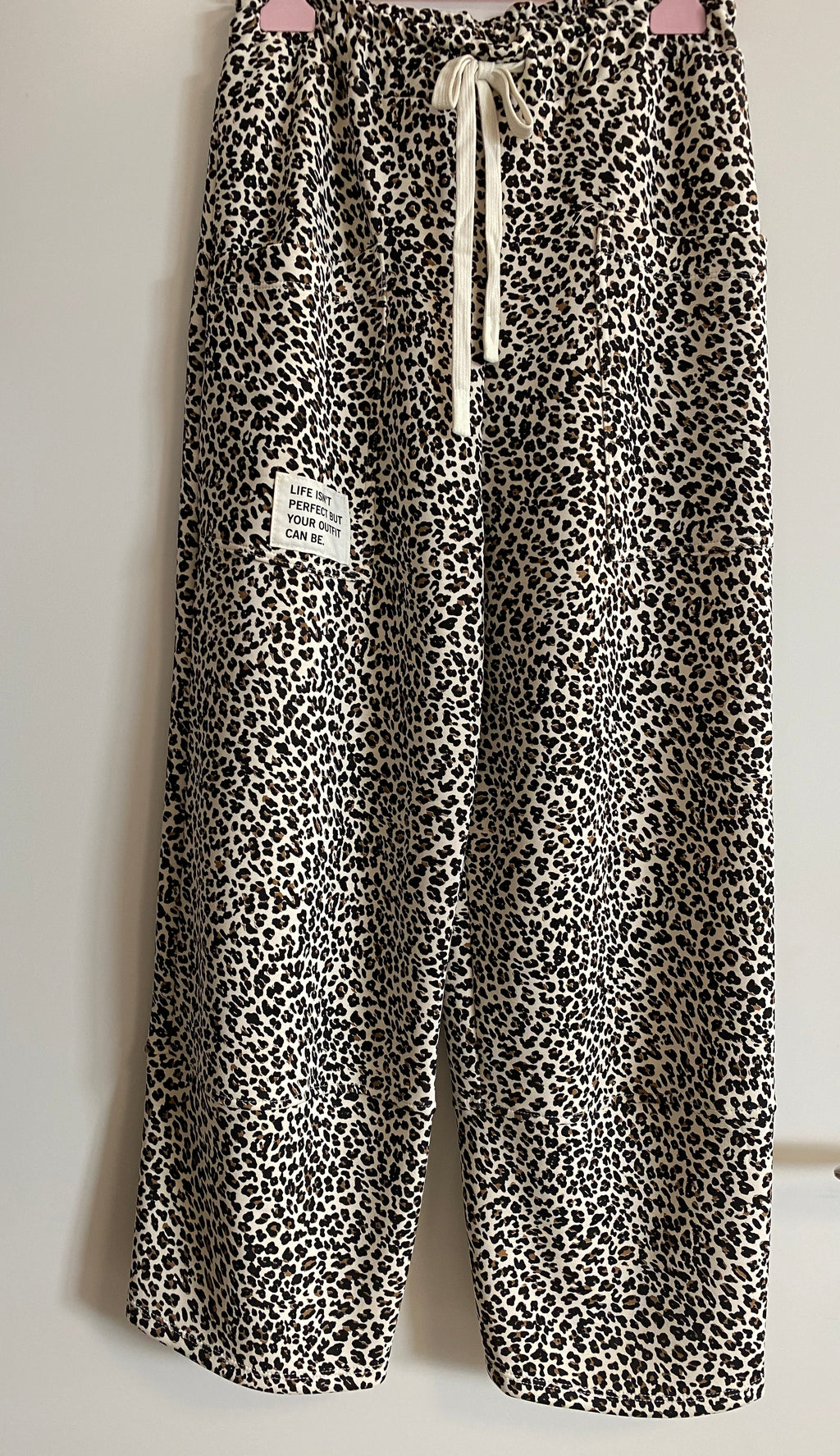 Leo Hose "Stil", weiß/schwarz