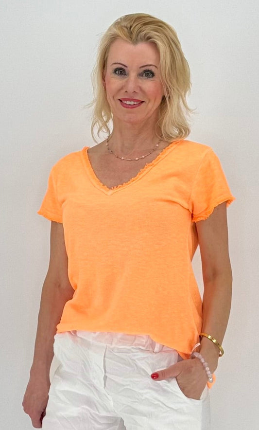 T-Shirt 100% Cotton, orange