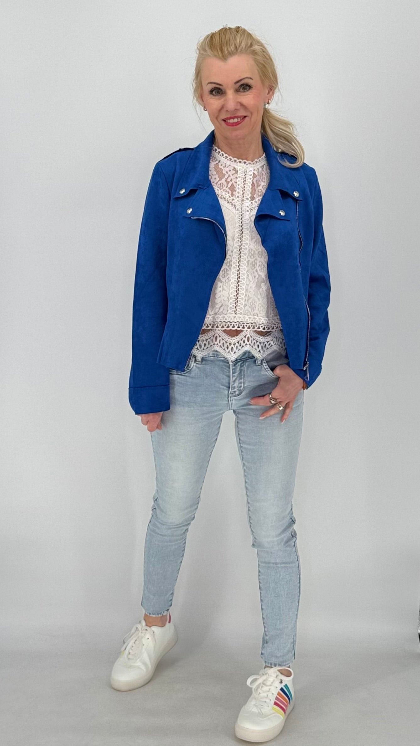 Jeans in Hellblau, Skinny Fit