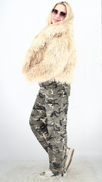 Camouflage-Hose im lässigen Straight-Leg-Schnitt