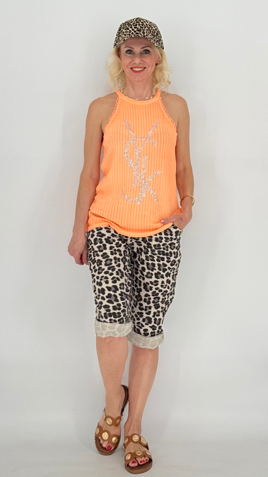 Top "YSK", neonorange