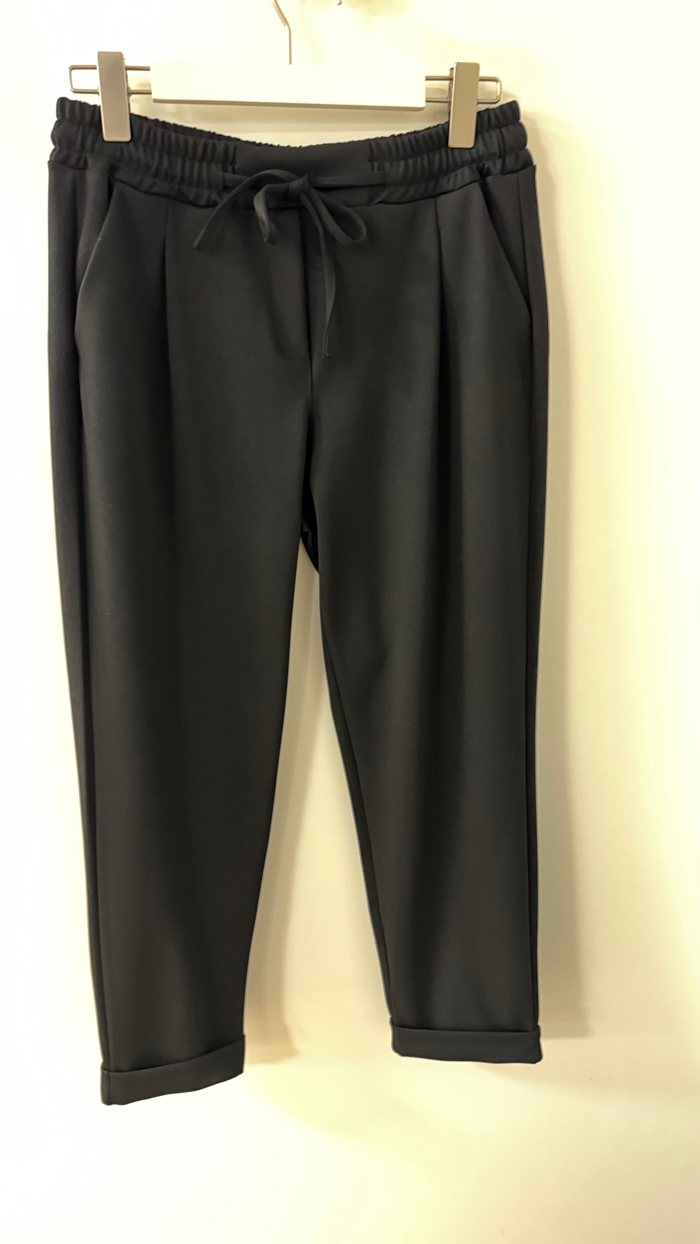 Hose ESViViD mit Umschlag, schwarz