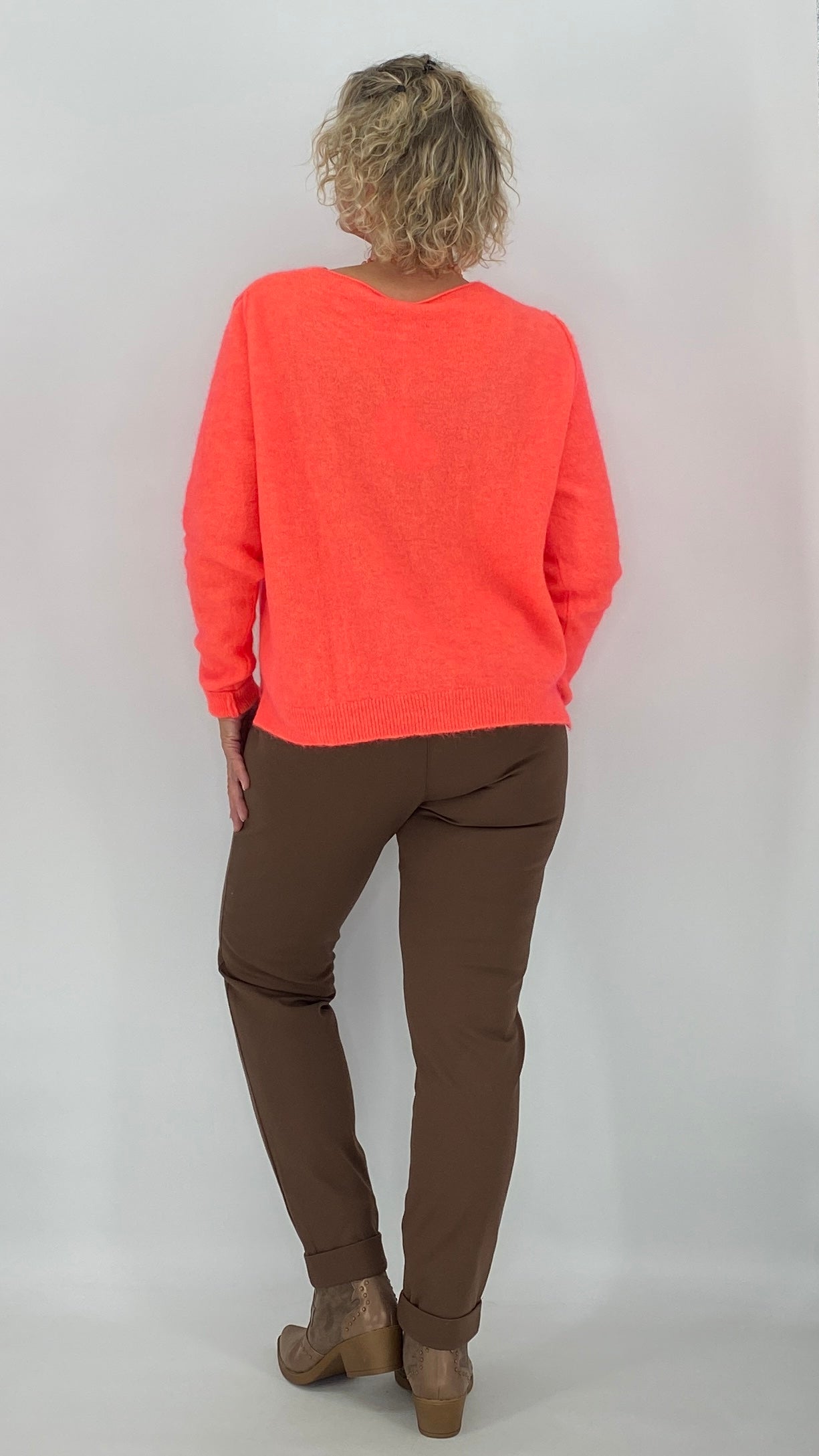 Pullover ESViViD Baby Alpaca, orange