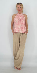 Hose mit Schimmereffekt