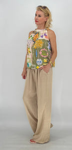 Hose mit Schimmereffekt