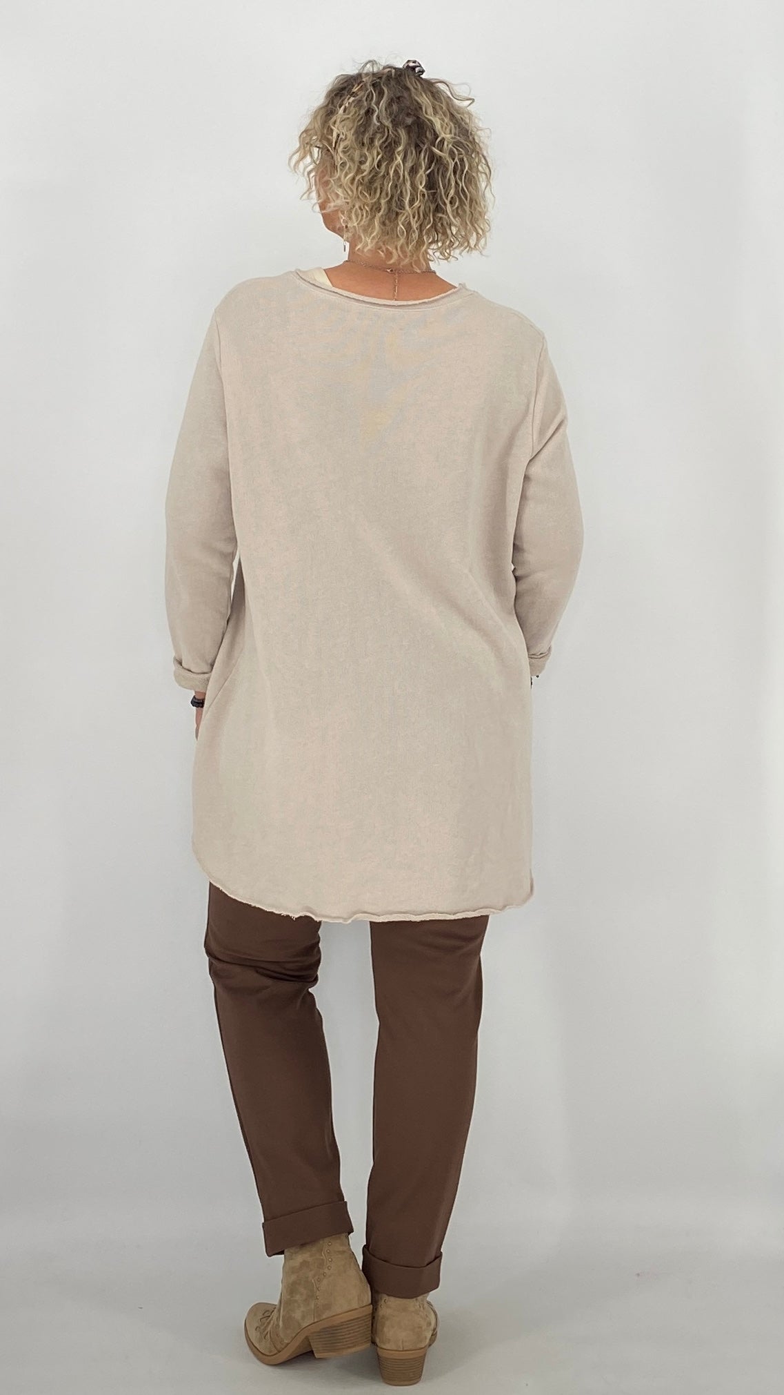Sweatshirt "Natural", beige