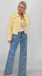 Jeans Jacke in Gelb - By Elena FashionBy Elena Fashion