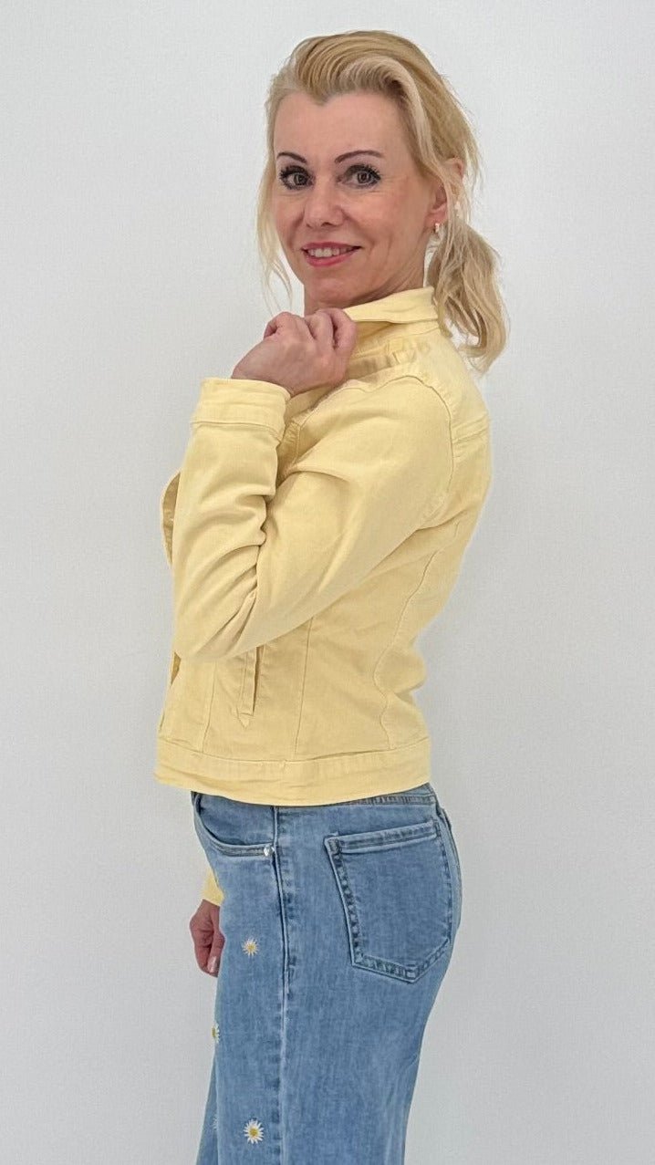 Jeans Jacke in Gelb - By Elena FashionBy Elena Fashion