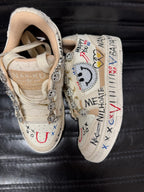 Sneaker NAN - KU "Smiley", beige, schwarz - By Elena FashionBy Elena Fashion