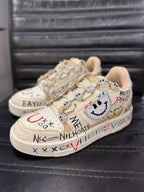 Sneaker NAN - KU "Smiley", beige, schwarz - By Elena FashionBy Elena Fashion