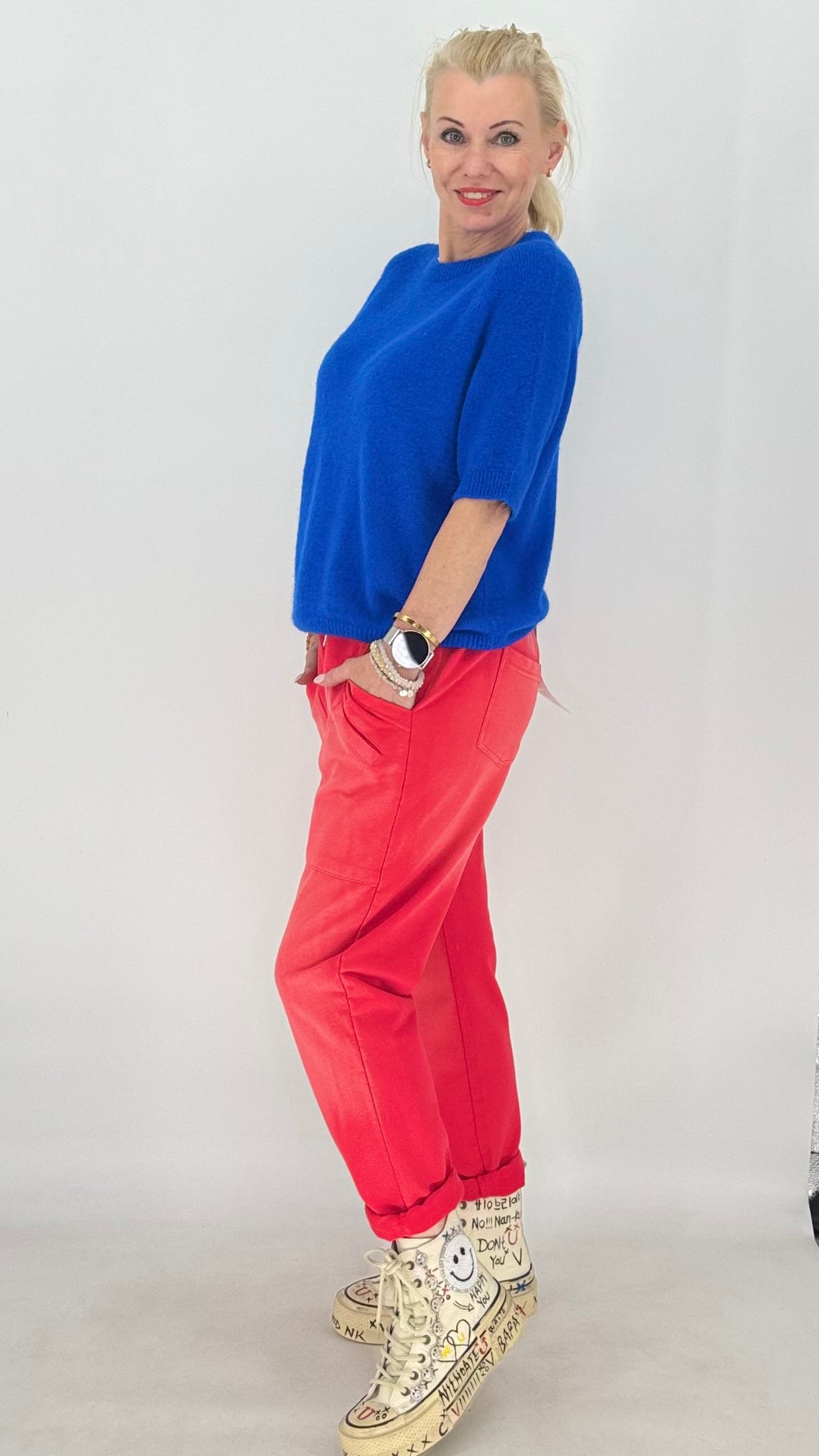 Stylische Jogpants in Rot