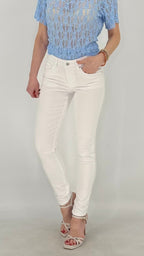 Jeans in Weiß, Skinny Fit - By Elena FashionBy Elena Fashion