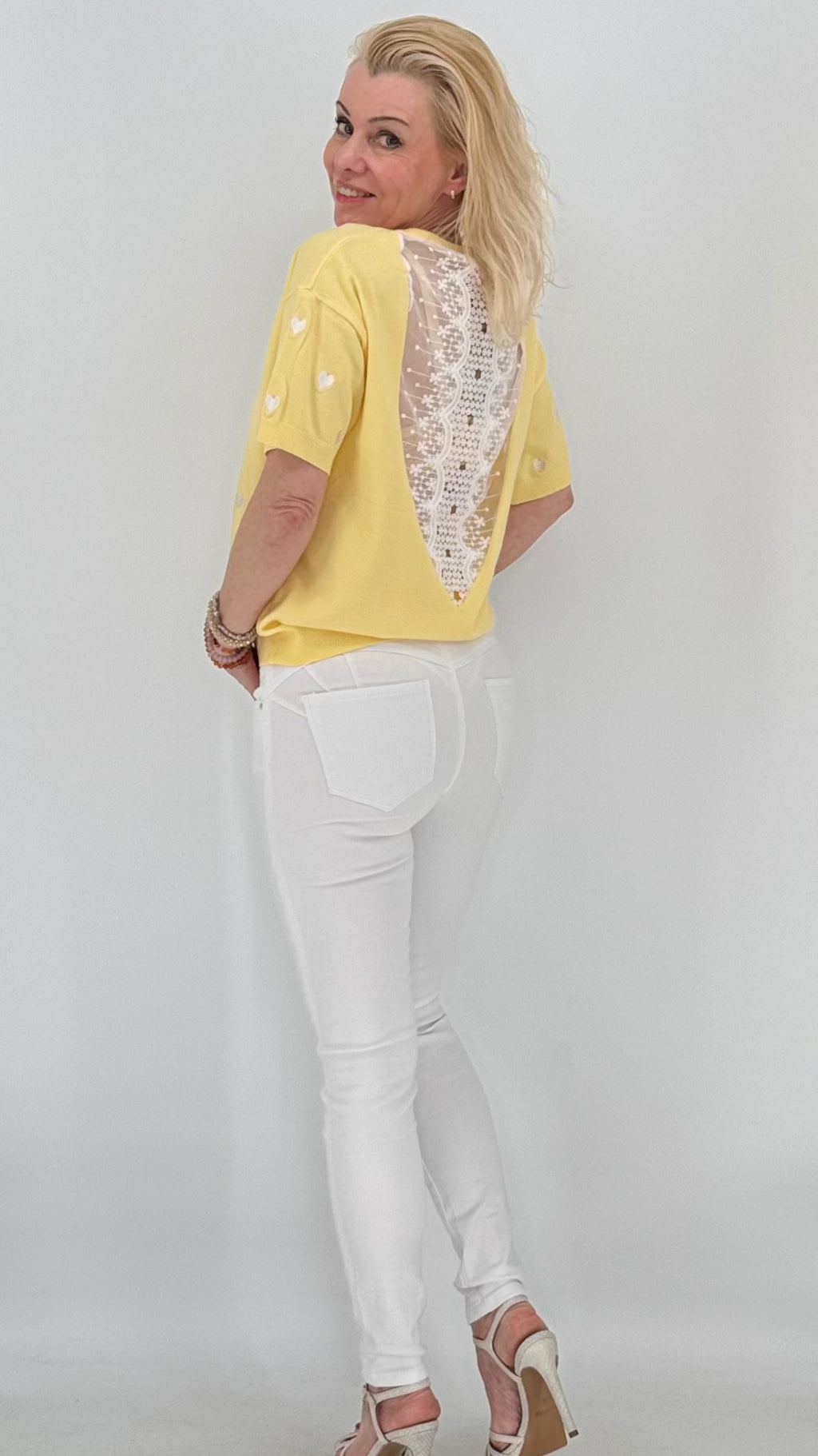 Jeans in Weiß, Skinny Fit - By Elena FashionBy Elena Fashion