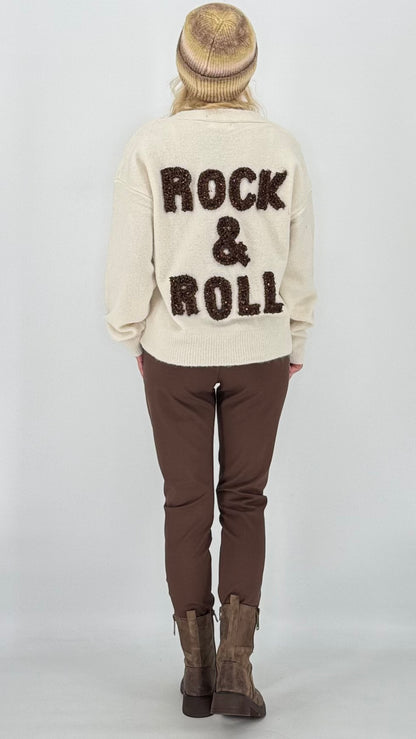 Strickjacke "Rock & Roll"