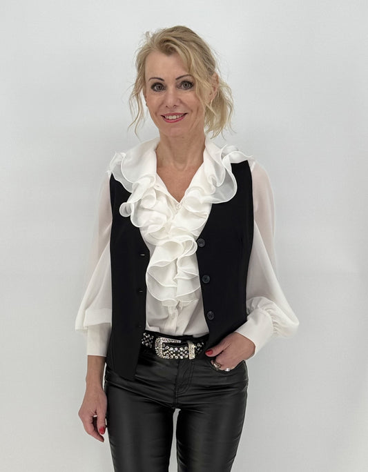Weste schwarz