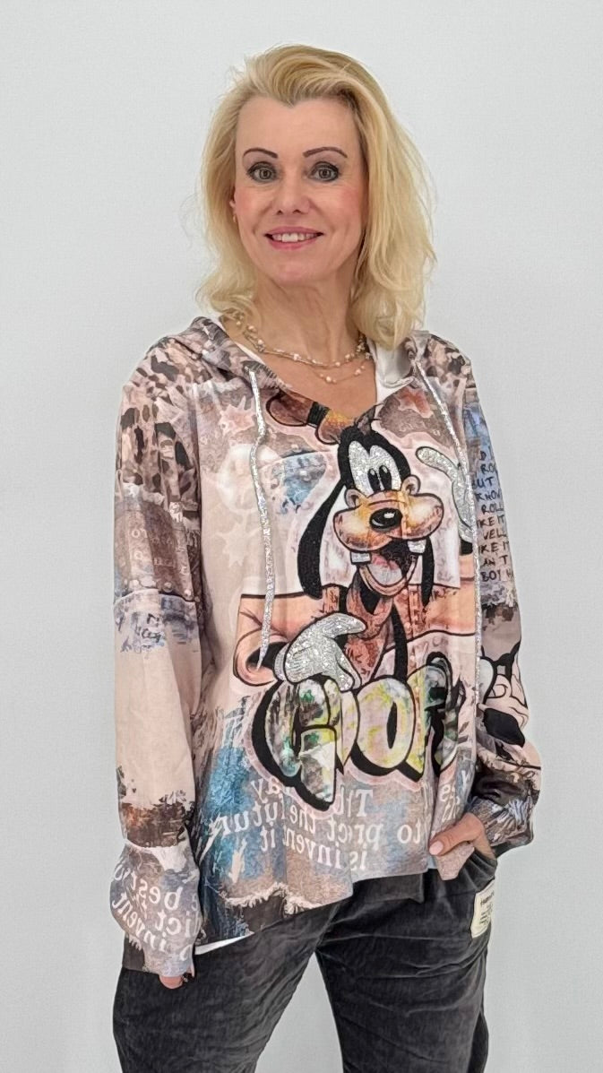 Sweatshirt mit Kapuze, Goofy