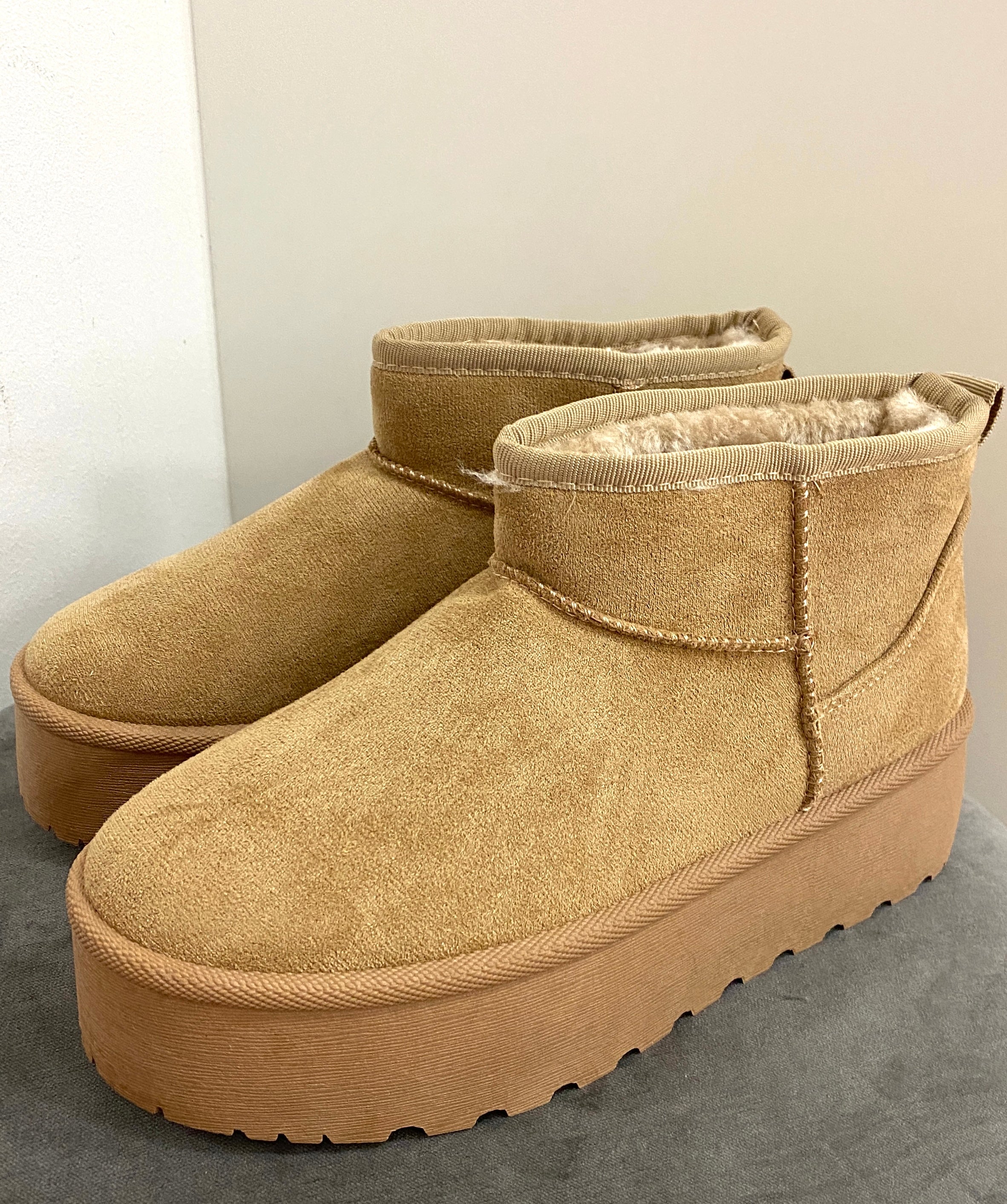 Winter Schuhe beige