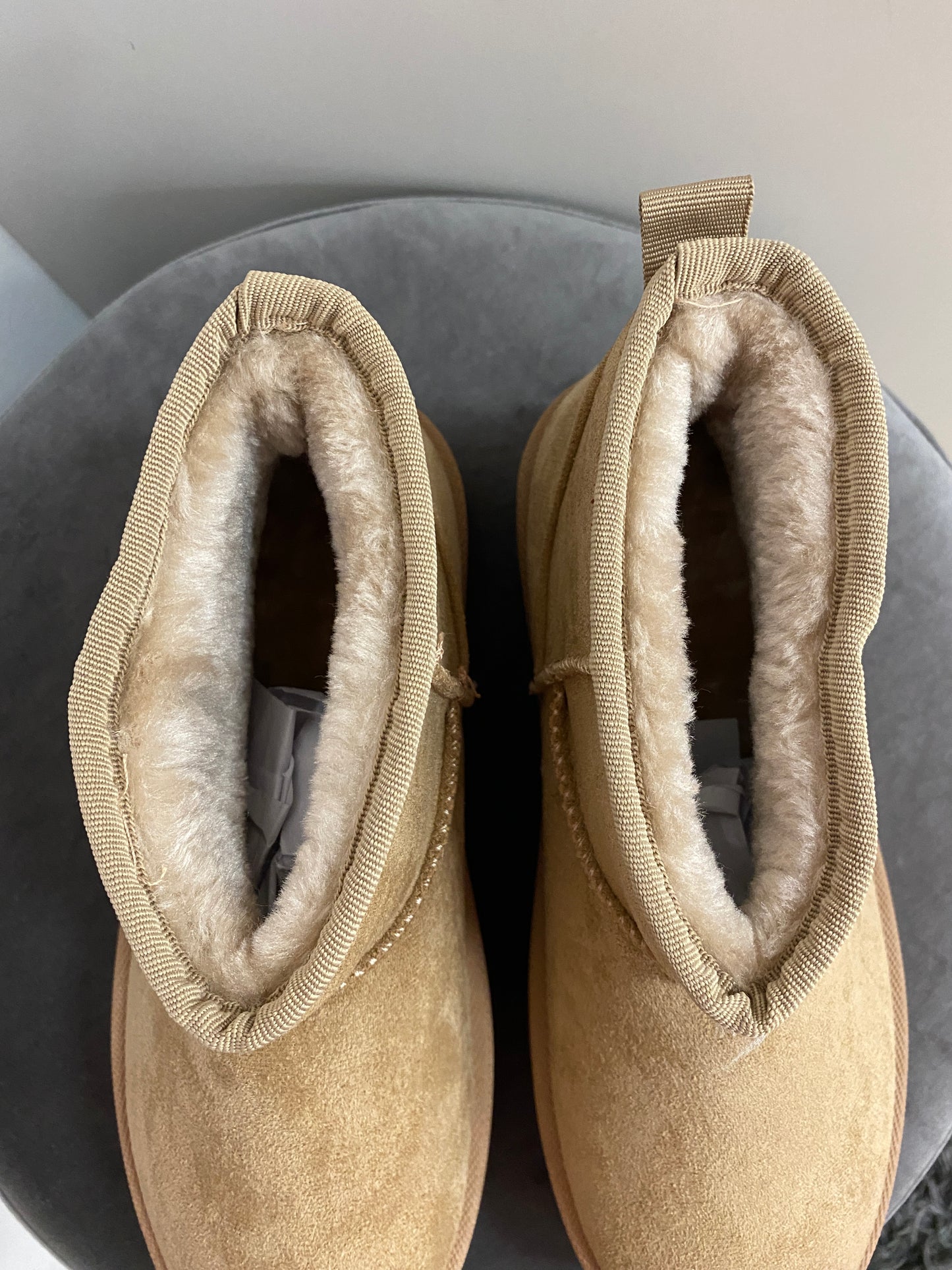 Winter Schuhe beige