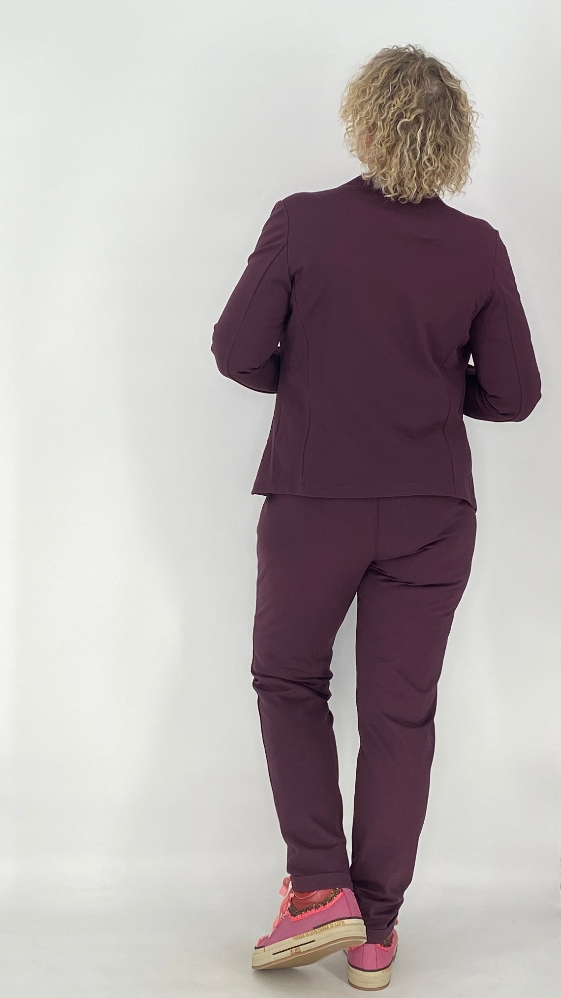 ESViViD Hose mit Umschlag, Burgunda