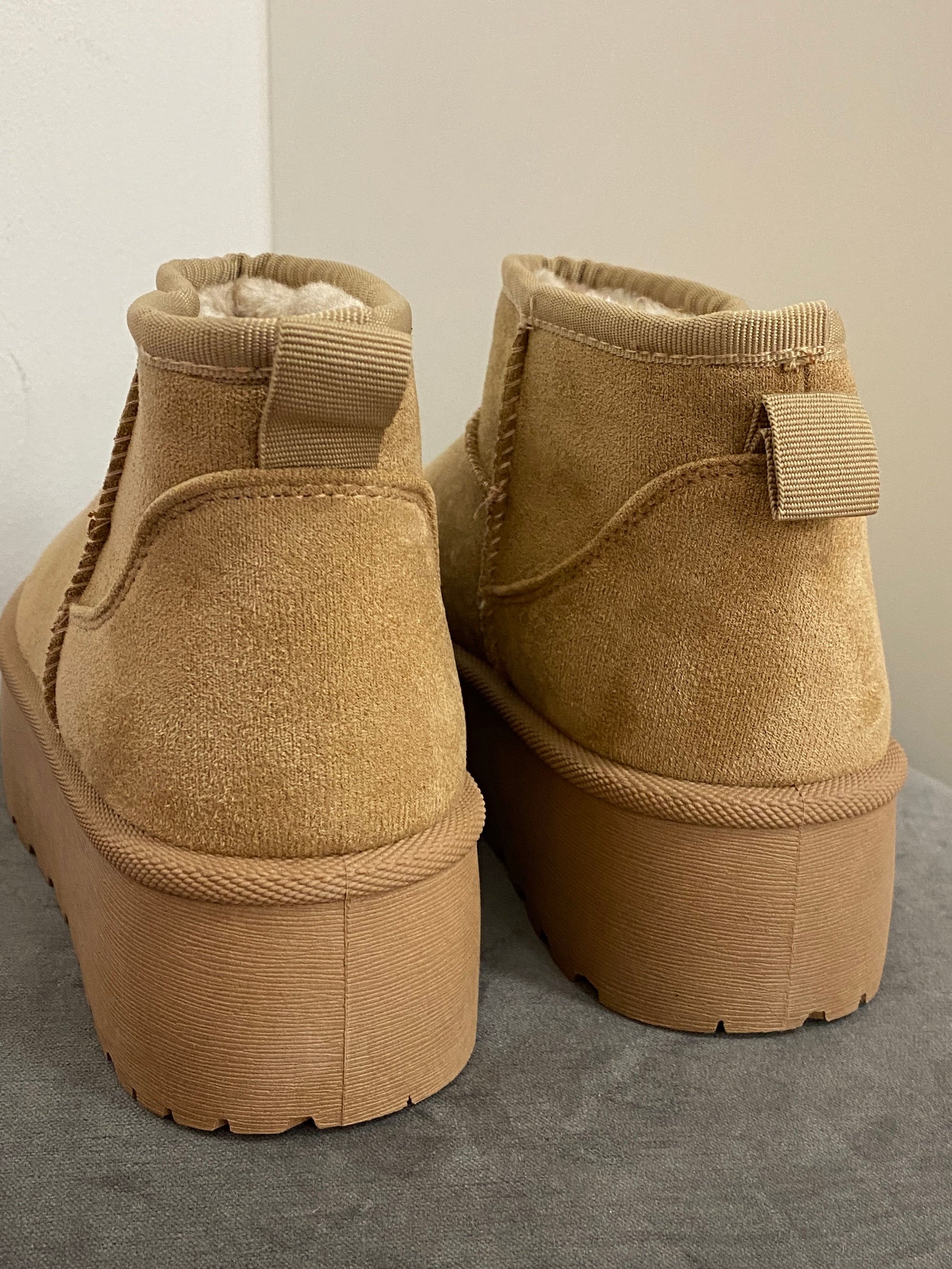 Winter Schuhe beige