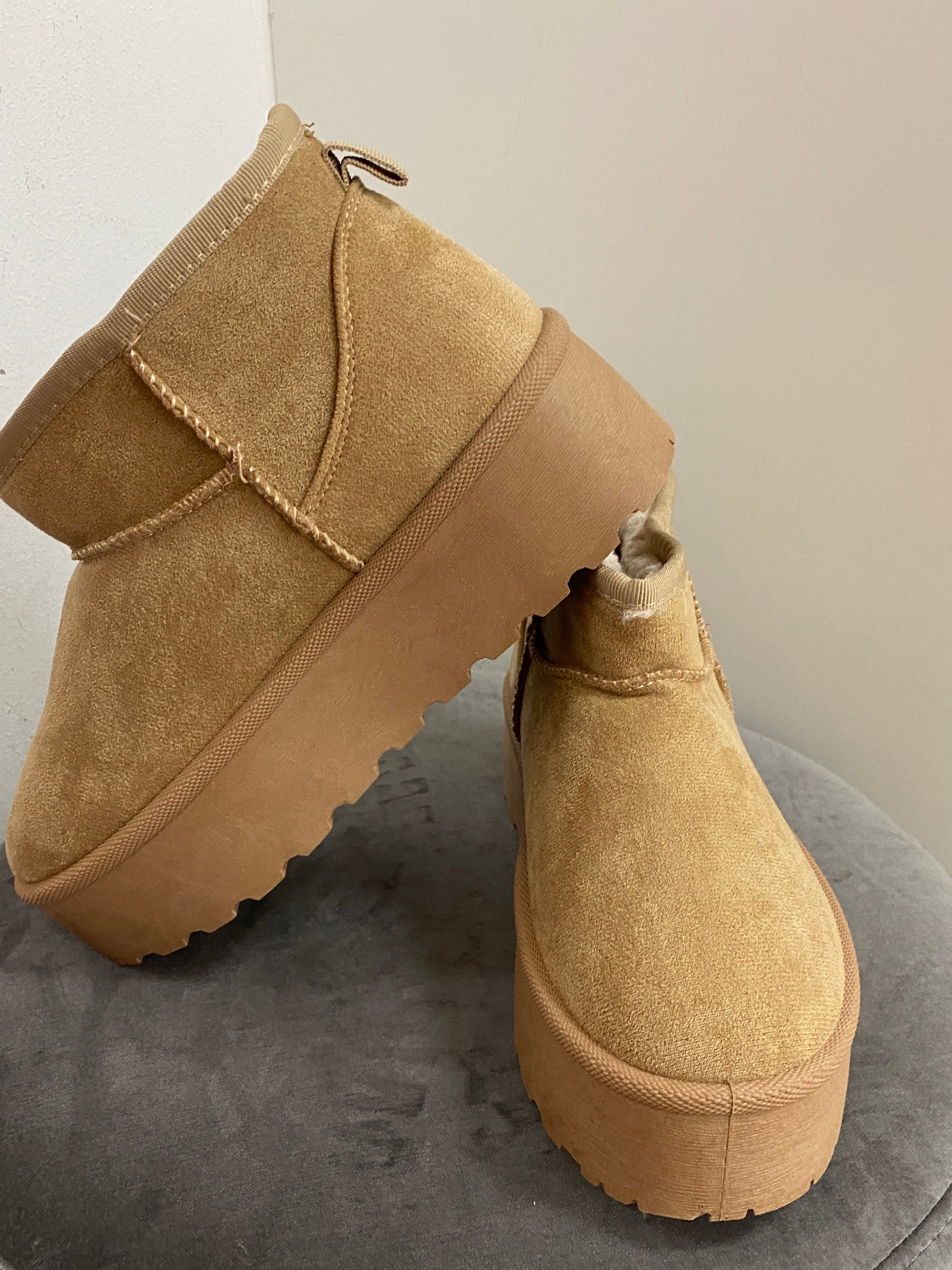 Winter Schuhe beige