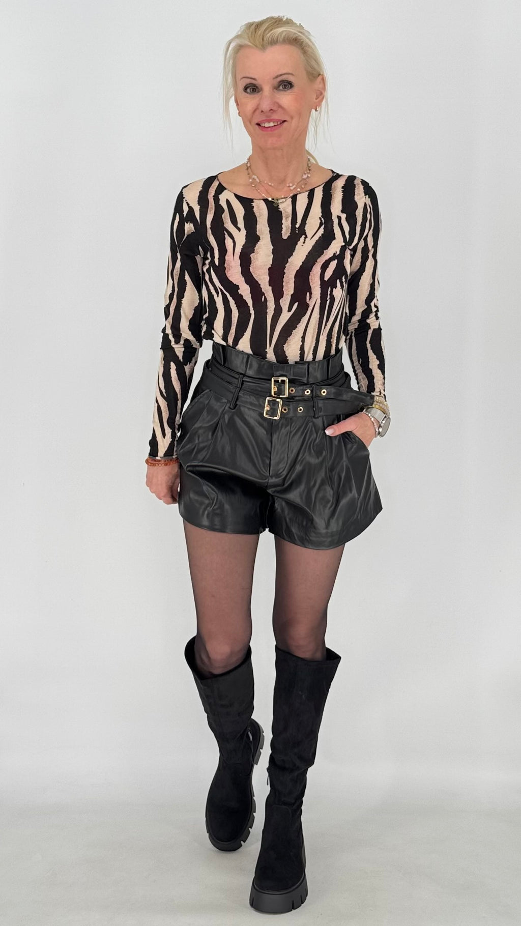 Basic langarm Shirt